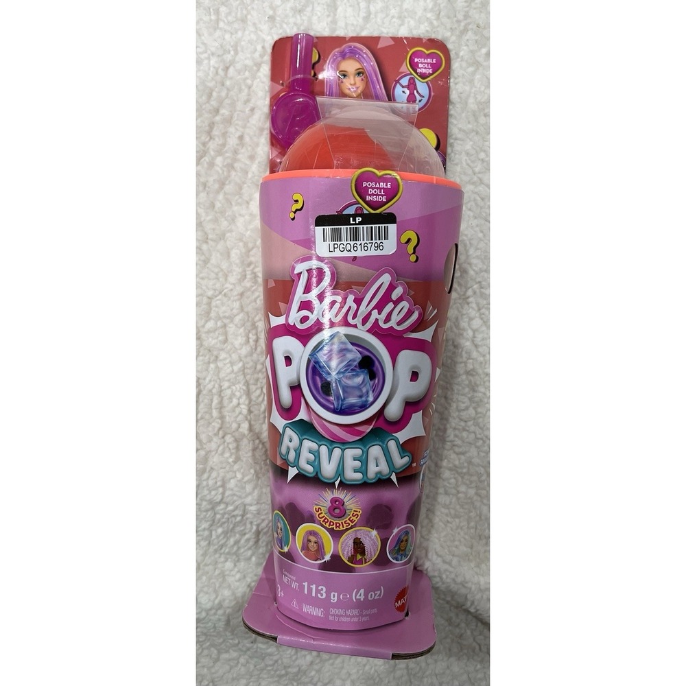 New Mattel - Barbie Pop Reveal Boba Series Barbie Mango Mochi 8 Surprises Inside